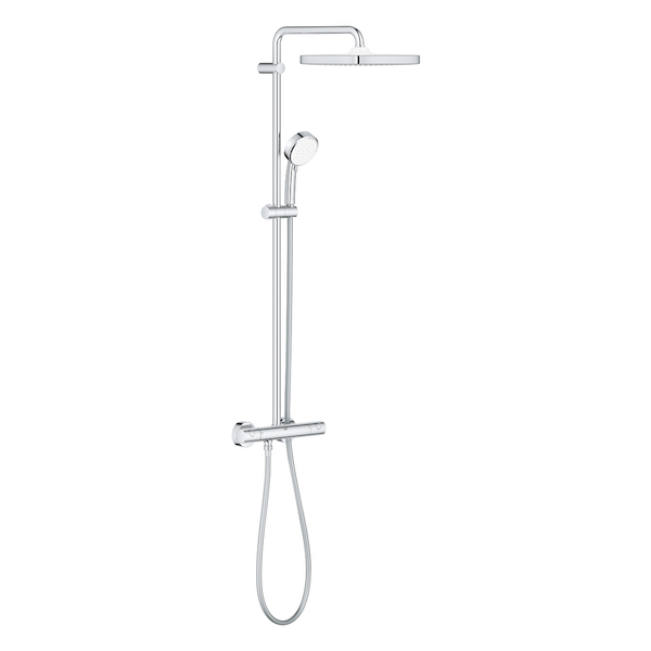 GROHE Tempesta Cosmopolitan System 250 Cube Душ система с термостат за стенен монтаж
